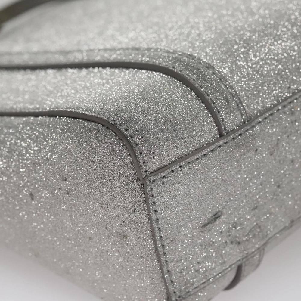 BALENCIAGA Everyday XXS Hand Bag Leather 2way Silver Auth bs21056 - Picture 16 of 16